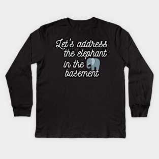 Pen15 Let's Address the Elephant in the Basement Kids Long Sleeve T-Shirt